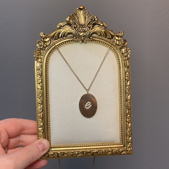 Kate Spade New York Initial Thoughts Pave 'E' Pendant Necklace 32" - Picture 12 of 13